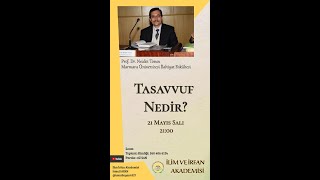 PROF DR NECDET TOSUN TASAVVUF NEDİR [upl. by Murrah]