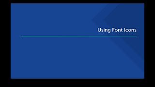 Adding Font Icons 12  NativeScripting Angular Pro Course Preview [upl. by Refinne124]