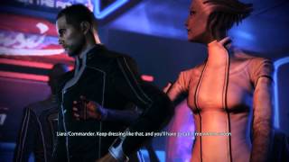 Mass Effect 3 Citadel DLC  Casino Entrance All Romanced Squadmates MShep [upl. by Wulf]