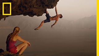 Gorgeous Video Rock Climbing in Oman  National Geographic [upl. by Emor]