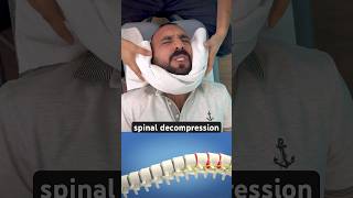 spinal decompression chiropractic technique trend feed ytshortsindia [upl. by Ariahay826]