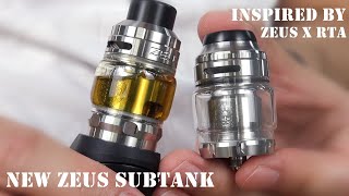 New Geekvape Zeus Leakproof Subohm Tank w MESH coils  Full Review [upl. by Yerbua]