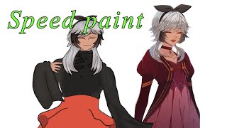 Speed paint of Natalia Winterfield Heart fragment [upl. by Bremer]