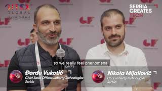 EXPO 2020 Serbia pavillion  Joberty Technologies Martech Winner Interview [upl. by Rhyne377]