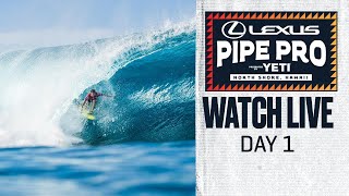 WATCH LIVE Lexus Pipe Pro presented by YETI 2024  Day 1 [upl. by Hoon815]