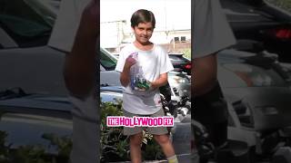 Mason Disick Flexes Hard With A Bag Of Fidget Spinners While Out With Kourtney Kardashian In LA [upl. by Sellma]