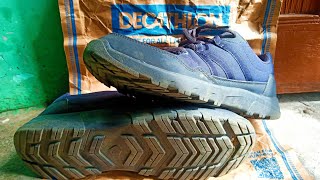 decathlon quechua hiking shoes nh 100 dark navy blue [upl. by Clute286]