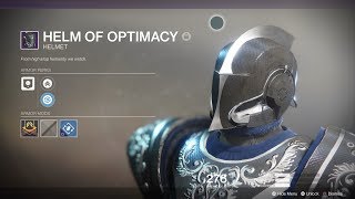 Destiny 2 Full Optimacy Armor Set Titan [upl. by Ransome125]