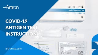 COVID 19 Antigen Test Instruction Video  Artron Laboratories [upl. by Alisan]