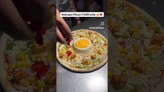 Make VOLCANO PIZZA at home 🌋🍕 Easy DIY recipe stepbystep shortsfeed pizza trending [upl. by Ybloc]