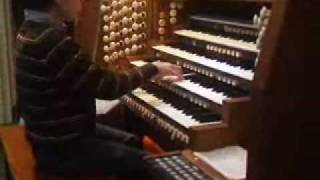 Organ scholar Luke Navin 12 practices organ at Hammerwood Park [upl. by Satterfield615]