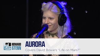 Aurora Covers David Bowie’s “Life on Mars” on the Stern Show 2016 [upl. by Evetta824]