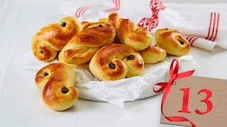 Lussekatter  13 desember  Julekalender [upl. by Eraste343]