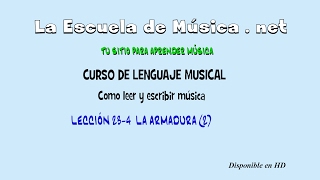 Para que sirve la armadura musical  qué es el Becuadro  Lección 234 [upl. by Arym]