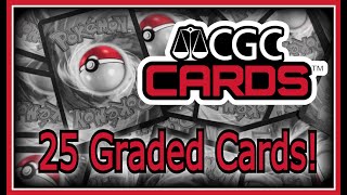 POKEMON CGC GRADED CARD RETURN WITH NEW LABEL SHOCKING NUMBER OF PRISTINE 10’S PLUS GIVEAWAY [upl. by Jedidiah]