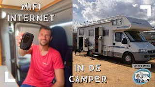 Internet in de camper in het Buitenland Een Mifi router icm Prepaid simkaarten [upl. by Lhamaj]