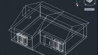 AutoCAD 3D House Modeling Tutorial Beginner Basic [upl. by Amri]