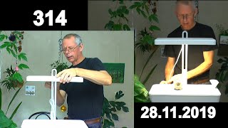 LED Pflanzenleuchte Light Zone mit Timer und Pflanzbehälter Leuchte höhenverstellbar Unboxing [upl. by Orlan]