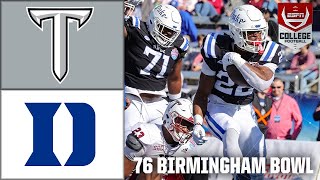 76 Birmingham Bowl Troy Trojans vs Duke Blue Devils  Full Game Highlights [upl. by Katzir]