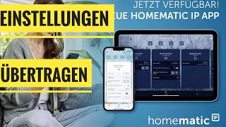 Homematic IP Einstellungen auf neues Handy übertragen [upl. by Koenraad]