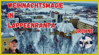 Lappeenranta in Finnland Dezemberfreuden aus der Luft mit der Drohne [upl. by Aerahs]