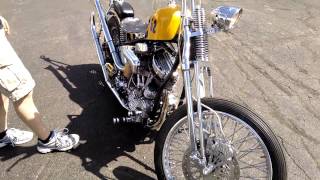 1952 Harley Davidson Panhead cold start [upl. by Theran]