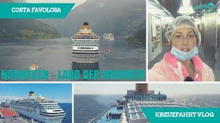 Costa Favolosa Kreuzfahrt Vlog  7 Tage Norwegen Land der Wikinger  Komplette Reise [upl. by Nary]