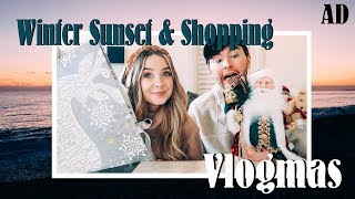 Winter Sunset amp Christmas Shopping with Mark  VLOGMAS  AD [upl. by Saleme]