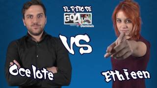 Ethieen reta a ocelote ¡Ocelote responde con pizza [upl. by Luhe]