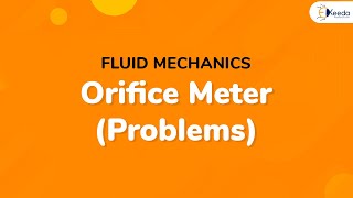 Orifice Meter Problems  Fluid Dynamics  Fluid Mechanics [upl. by Jacy]