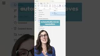 DROWNING In Email Newsletters Let’s Automate Them With Outlook outlook tips emailtips [upl. by Ahsinel568]