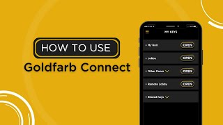 Using the Goldfarb  walkin Connect app [upl. by Krock]