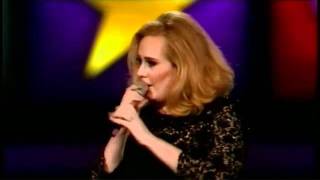 BRIT AWARDS Adele flips after being cutoff during speech [upl. by Ahsino]