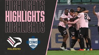 PalermoComo 30  HIGHLIGHTS 25ª giornata Serie B 2324 [upl. by Jacoba234]