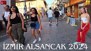 IZMIR ALSANCAK 2024 Walking Tour  4k UHD 60fps  İZMİR TÜRKİYE [upl. by Grey554]