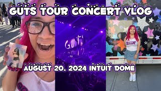 I WON TICKETS TO SEE OLIVIA RODRIGO  GUTS concert vlog  August 22 2024 at the Intuit Dome [upl. by Resarf]