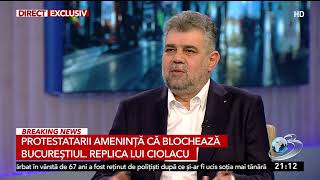 Marcel Ciolacu despre protestul transportatorilor și fermierilor [upl. by Haraj]