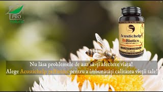 Acustichelp 3xBiotics  Redescoperă sănătatea auditivă cu puterea naturii [upl. by Adnawt]