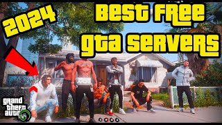 NEW Top 5 Best Fivem GTA Roleplay Servers2024 Free Non Whitelisted Fivem Servers  for Beginners [upl. by Tengdin]