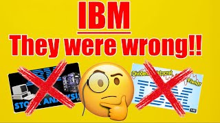 Is IBM Really A Good Dividend Investment As People Say IBM Analysis 2023 [upl. by Devin]