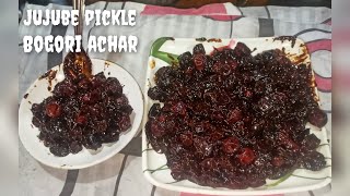 Bogori asar recipe  Ber ka achar  Jujube pickle recipe  Bogori achar recipe Assamese [upl. by Viviana]