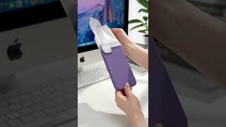 Apple iPhone 15 Plus ORNARTO Silicone Case in Amethyst for Baby Blue iPhone 15 Plus [upl. by Ornie]