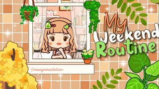 Miga World Aesthetic Routine 🍪☕ My weekend Routine Miga town tocaboca [upl. by Centonze828]