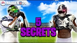 CUSTOM CLEATS AND MORE 5 SECRETS IN MADDEN 24 SUPERSTAR YOU NEED TO KNOW THIS  ESG FOOTBALL 24 [upl. by Yrelav]