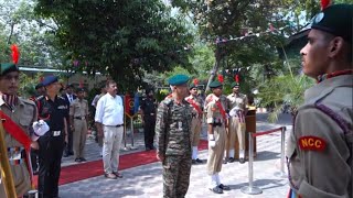 Guard Of Honour to Major General Sir Guard Commander Rohit Sharma amp ADG Award winner SUO Paras [upl. by Onyx]