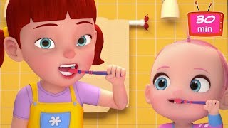 La Chanson Du Matin  Brosse Tes Dents  amp autres  Comptines pour bébé [upl. by Aicnilav681]