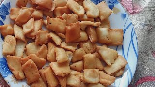 Namak pare recipe crispydelicious [upl. by Ahsitauq]