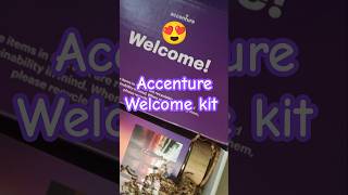 Accenture Welcome kit 2024 accenture welcomekit unboxing latest rewards benefits trending [upl. by Toth]