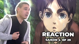 LA TRAGÉDIE SHINGEKI NO KYOJIN SAISON 4 PART 3 REACTION ATTACK ON TITAN EREN LIBERTÉ [upl. by Suhcnip73]