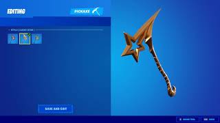 Starshot Fortnite Pickaxe has new Styles [upl. by Hellman414]